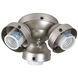 Universal LED Chrome Fan Light Fitter, Shades Sold Separately