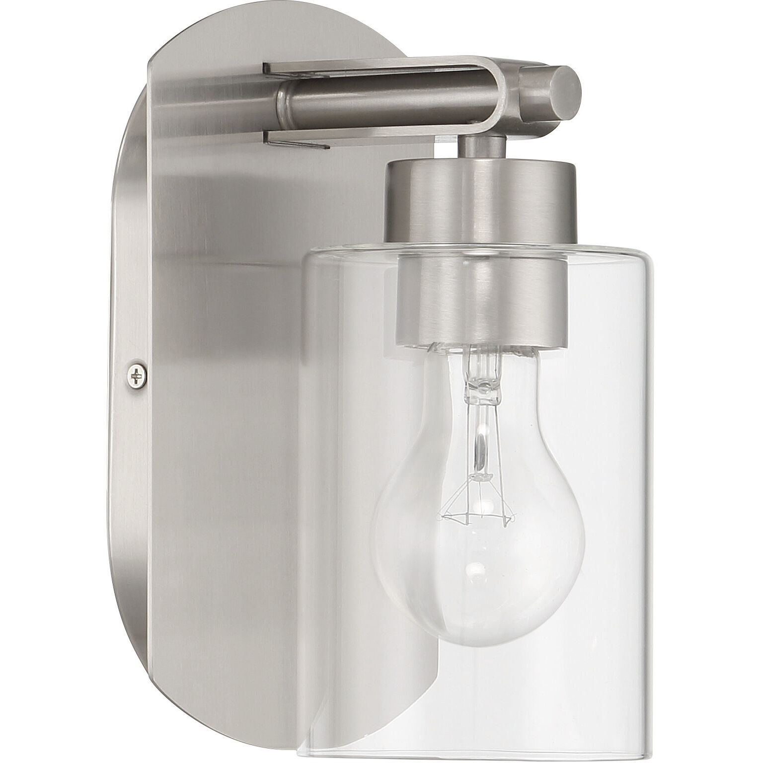 Hendrix 1 Light 5.25 inch Brushed Polished Nickel Wall Sconce Wall Light
