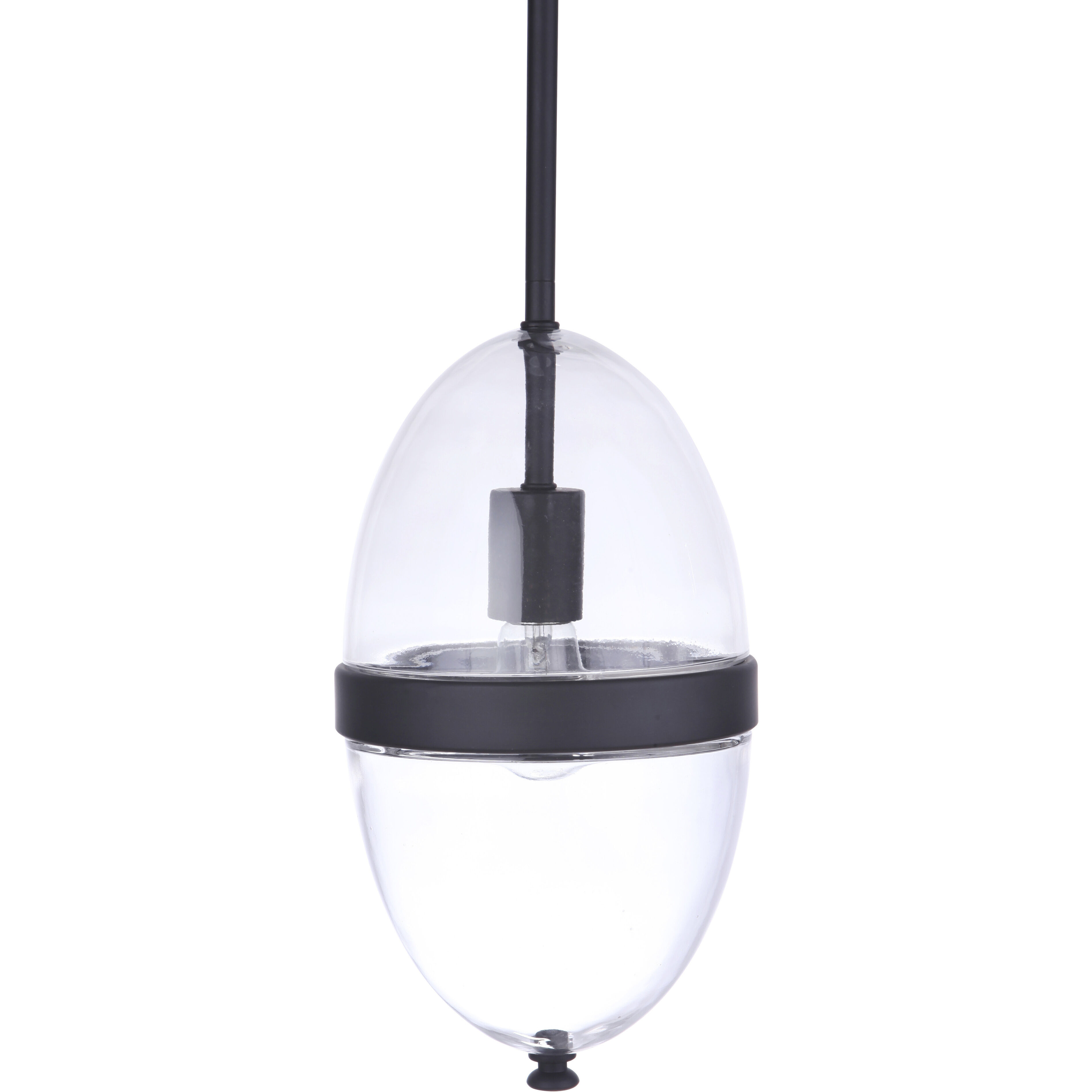 Sivo 1 Light 6.75 inch Midnight Outdoor Pendant