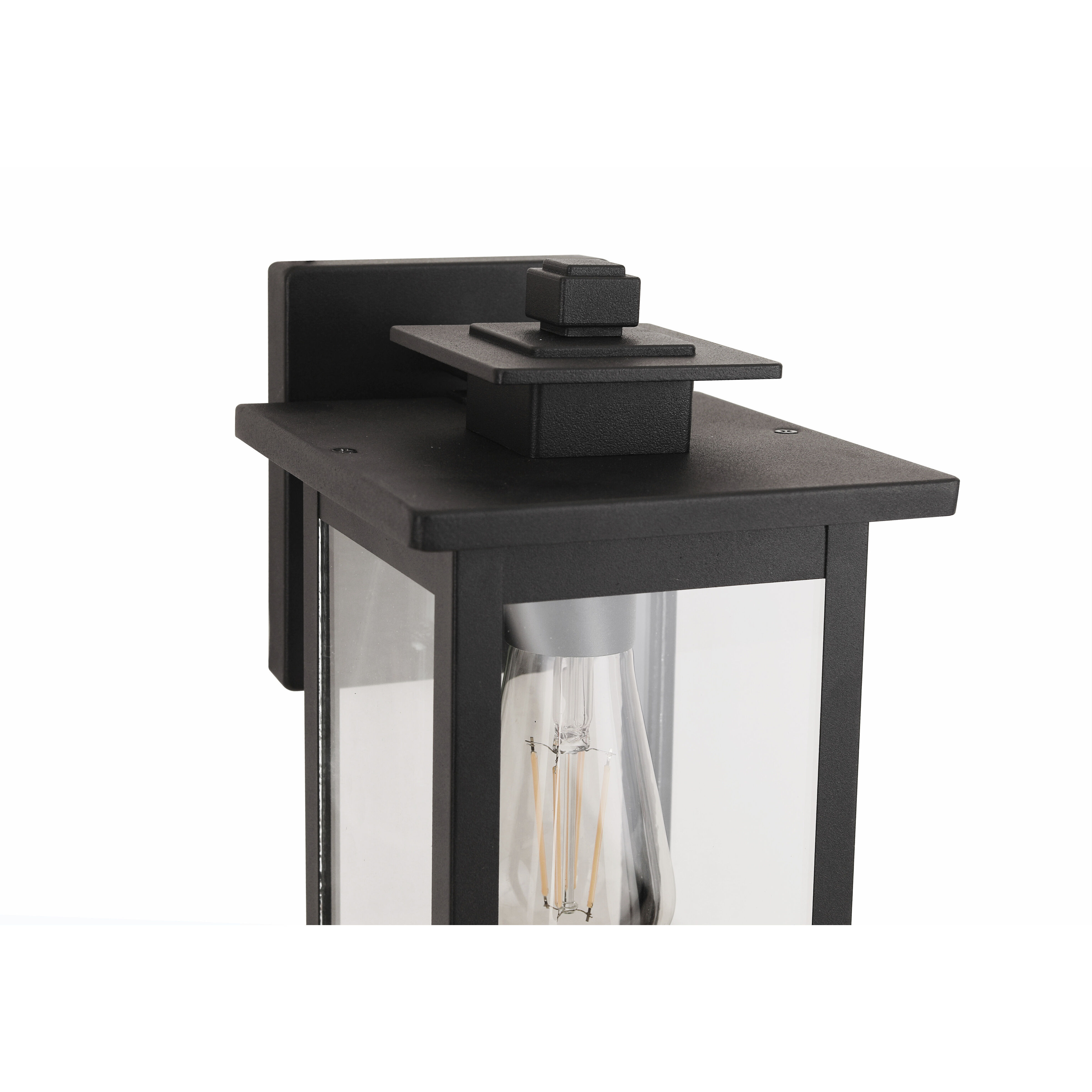 Rock Creek 1 Light 10.25 inch Textured Black Outdoor Wall Lantern