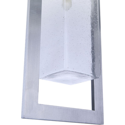 Perimeter 1 Light 8 inch Satin Aluminum Outdoor Pendant
