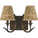 Kokomo 2 Light 14.13 inch Aged Bronze Brushed Wall Sconce Wall Light