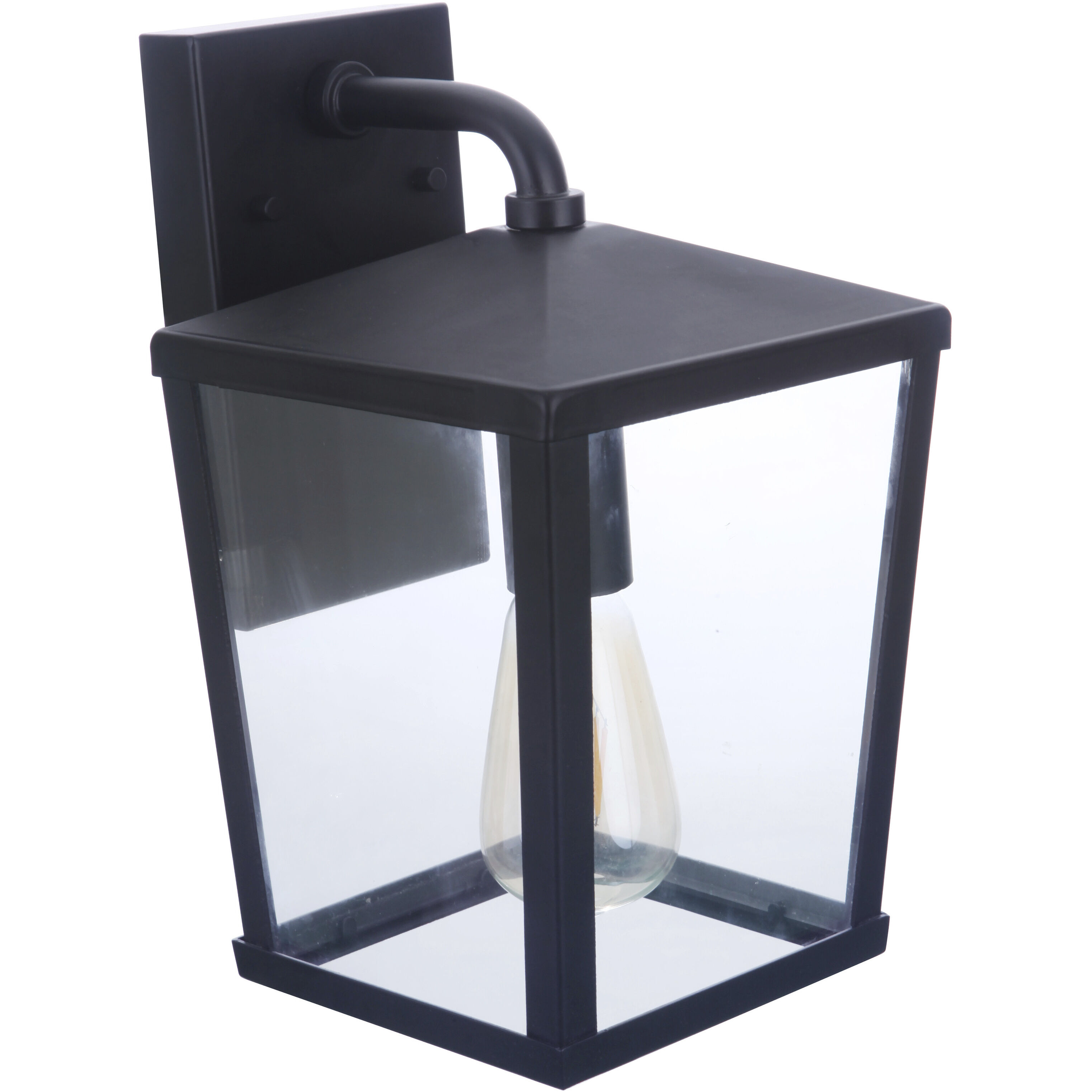 Olsen 1 Light 12 inch Midnight Outdoor Wall Lantern