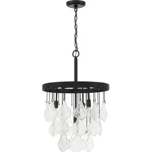 Vesi 4 Light 18 inch Flat Black Pendant Ceiling Light