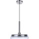 Centric LED 14 inch Brushed Polished Nickel Pendant Ceiling Light