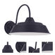 Landmark 1 Light 12 inch Midnight Outdoor Lantern