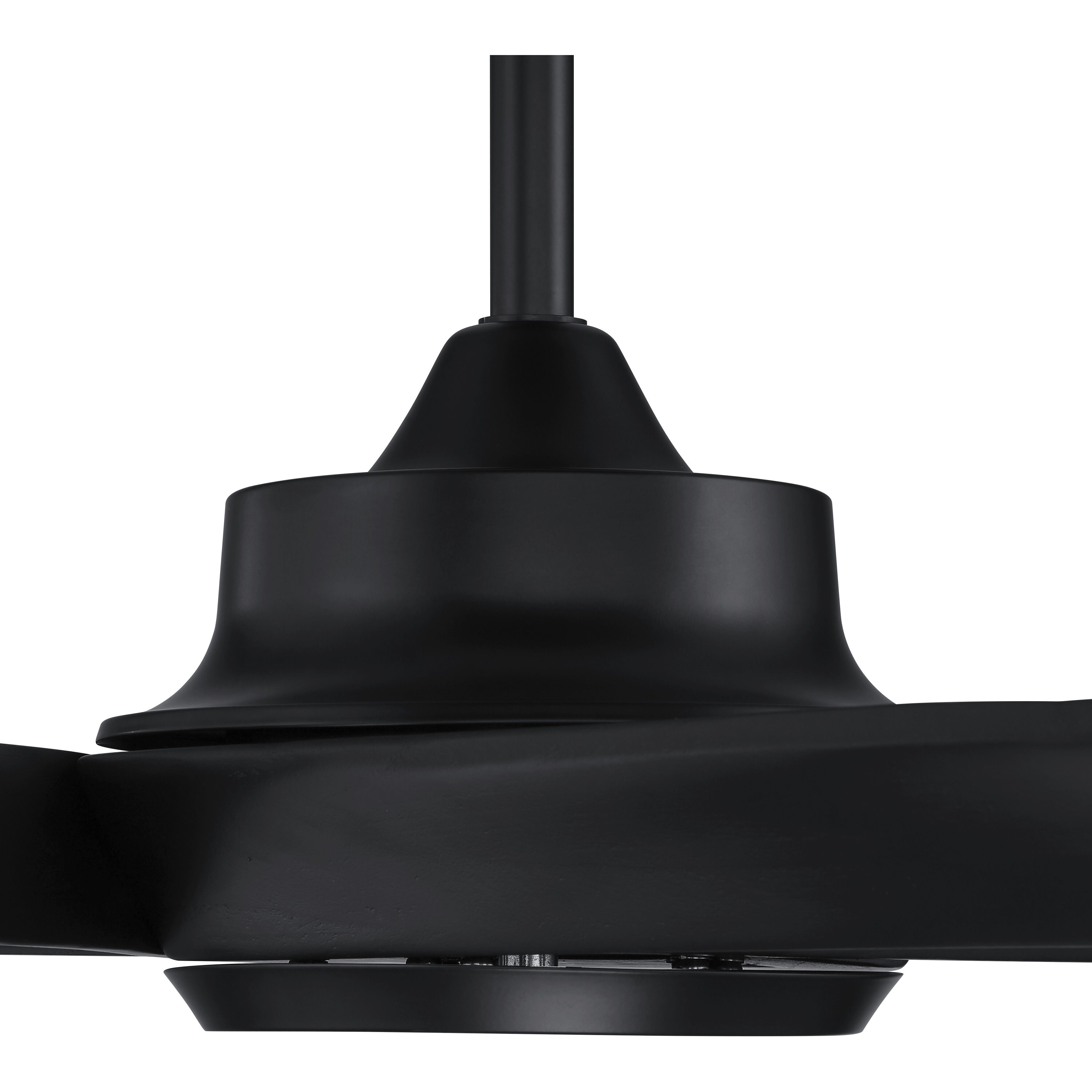 Captivate 52 inch Flat Black with Flat Black/Flat Black Blades Ceiling Fan