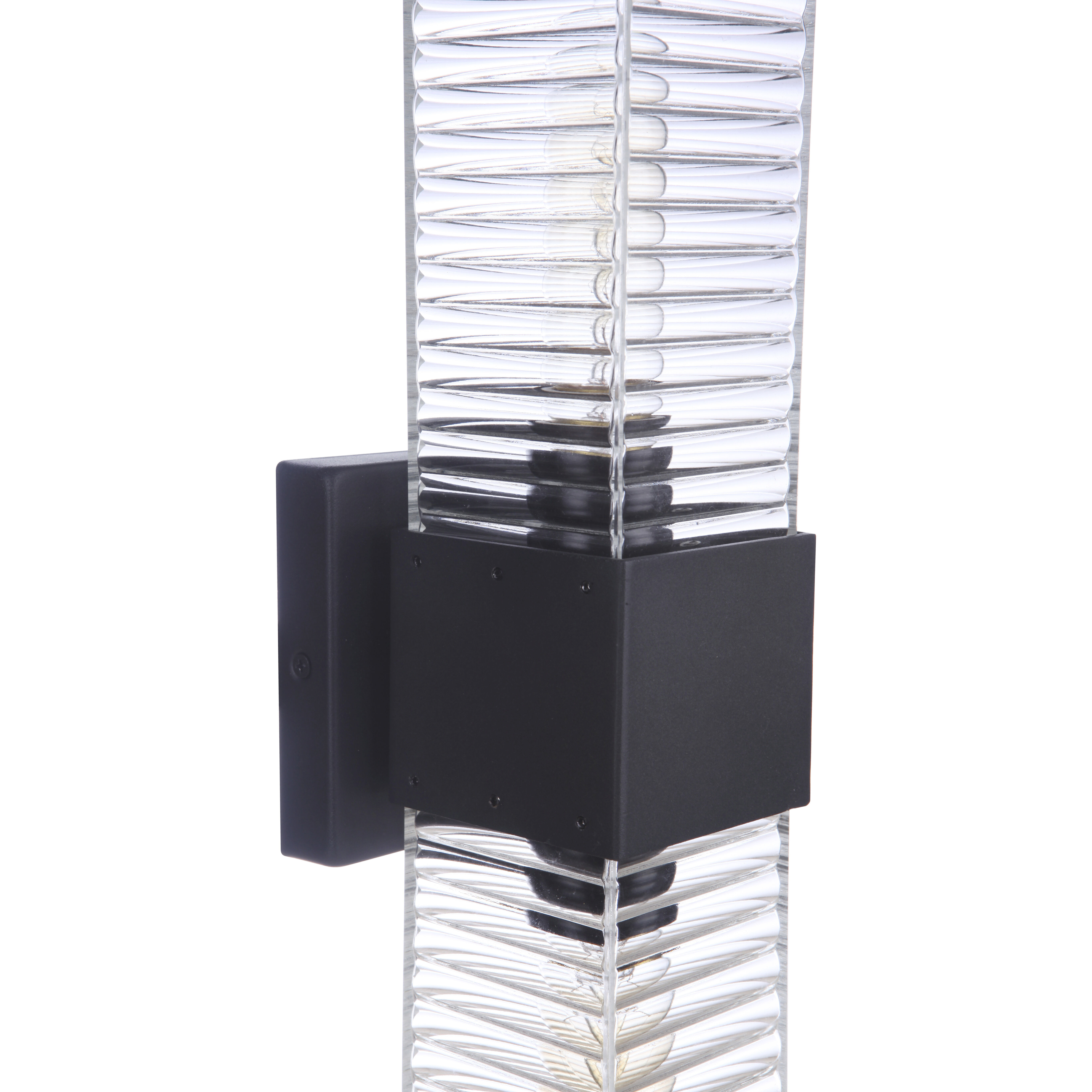 Ridge 2 Light 24 inch Midnight Outdoor Wall Sconce