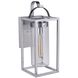 Neo 1 Light 17 inch Satin Aluminum Outdoor Wall Lantern