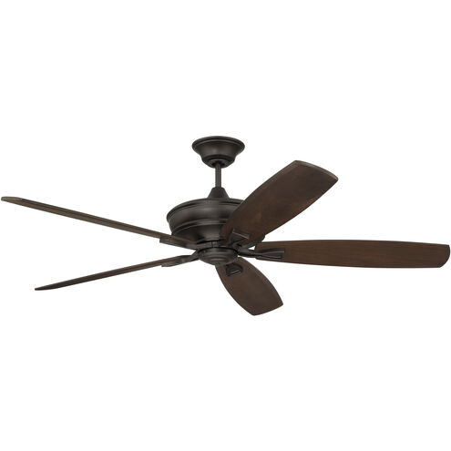 Santori 60 inch Espresso with Walnut Blades Ceiling Fan (Blades Included)