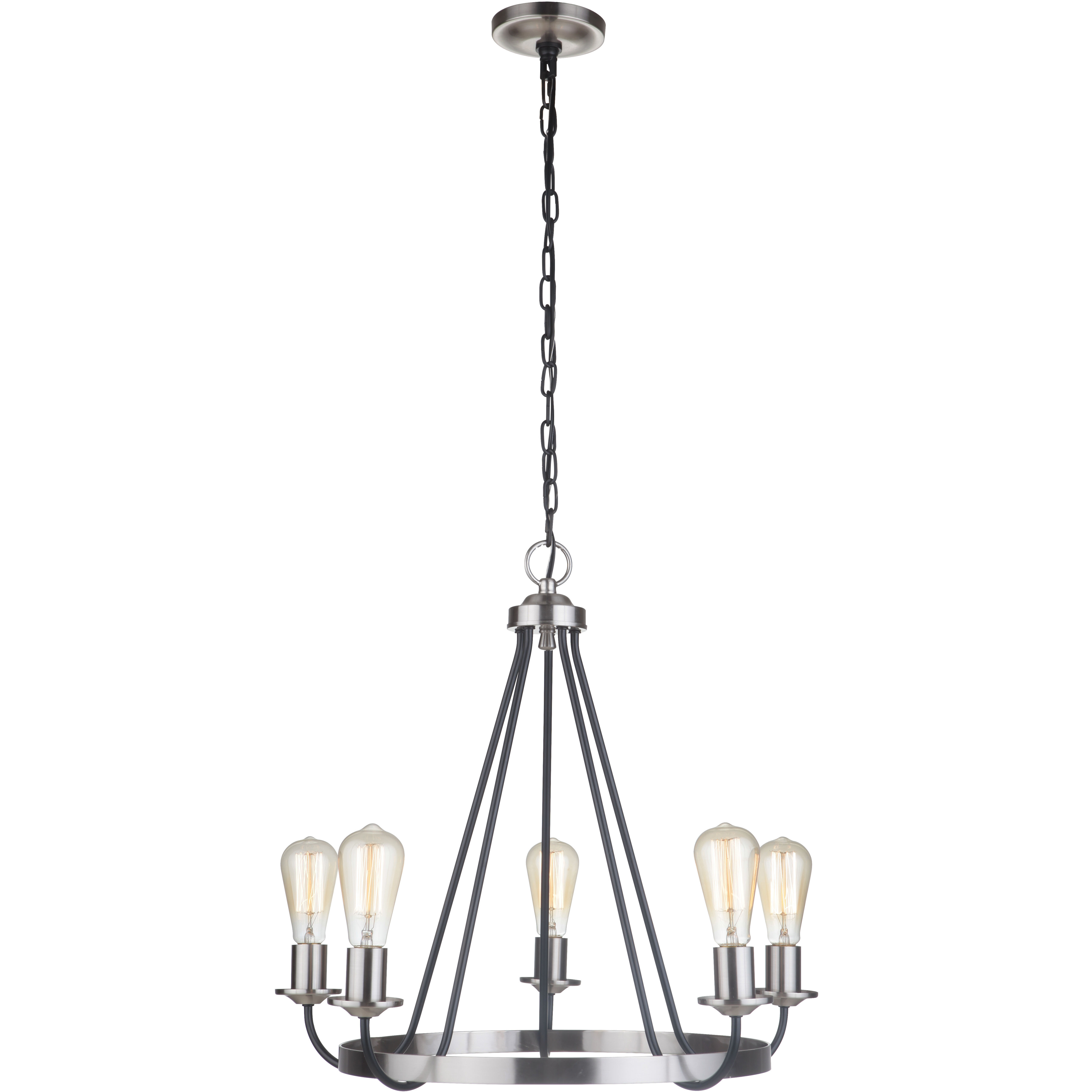 Craftmade 50325-FBBNK Neighborhood Randolph 5 Light 25 inch
