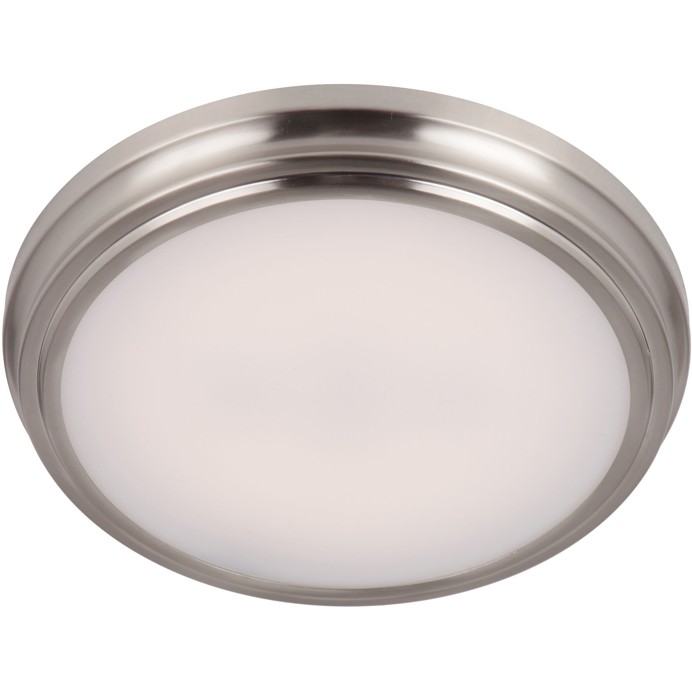 Neighborhood X66 Series LED 13 inch Brushed Polished Nickel Flushmount Ceiling Light