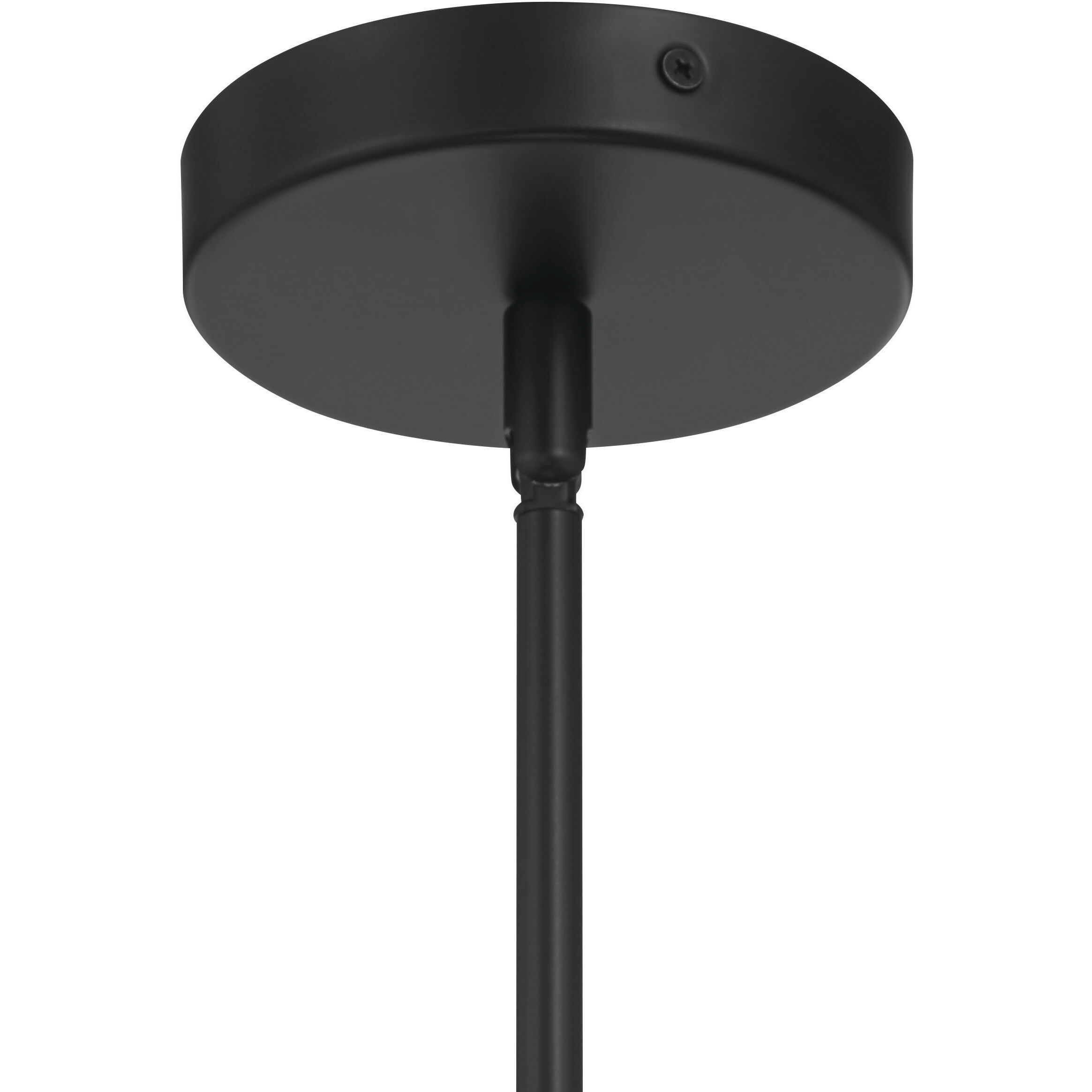 Serena 6 Light 24.13 inch Flat Black/Walnut Pendant Ceiling Light in Flat Black and Walnut