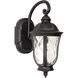Frances 1 Light 14 inch Oiled Bronze Outdoor Outdoor Wall Mount, Small
