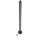 Cameron 62.8 inch 24 watt Flat Black/Walnut Floor Lamp Portable Light