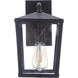 Olsen 1 Light 12 inch Midnight Outdoor Wall Lantern