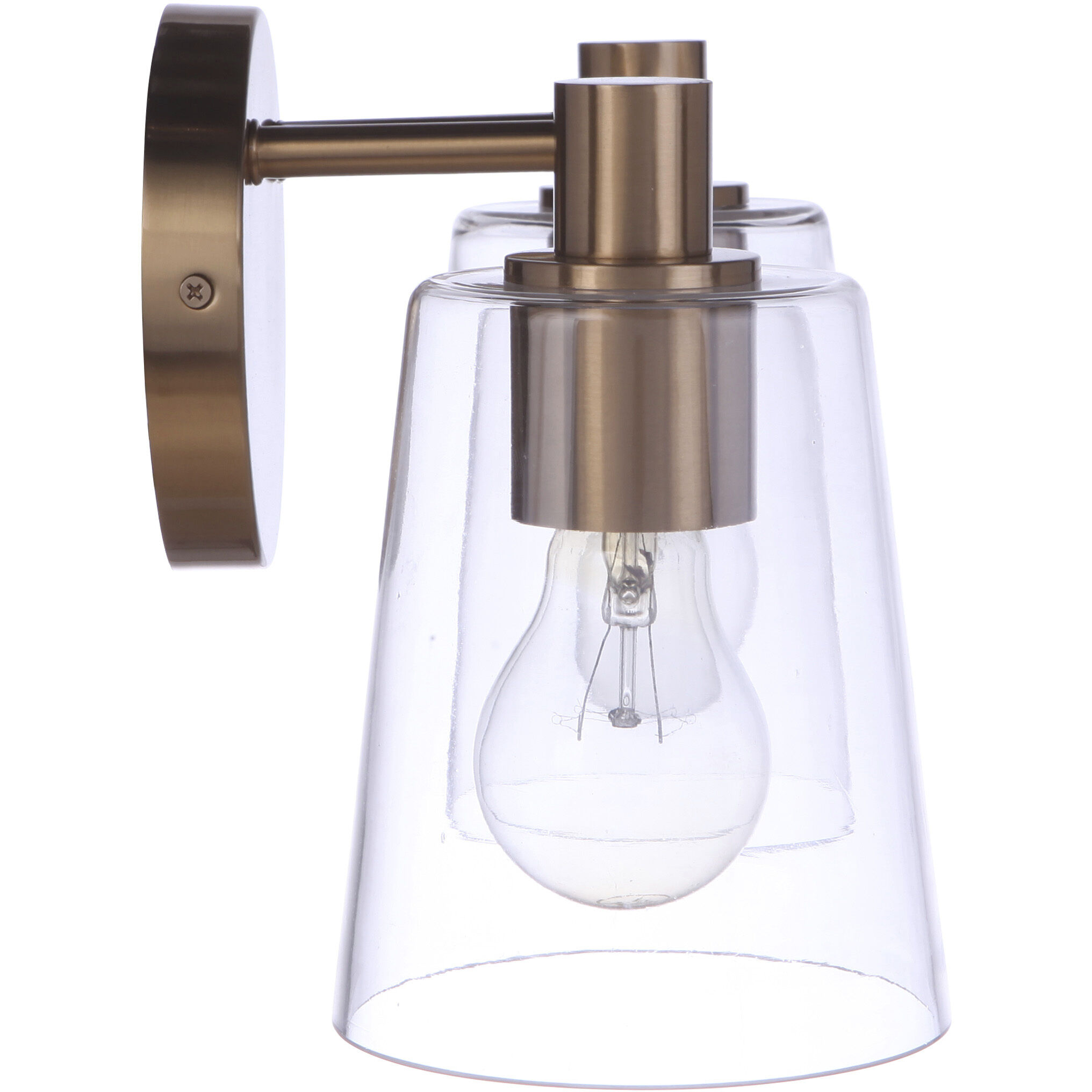 Emilio 2 Light 15 inch Satin Brass Vanity Light Wall Light