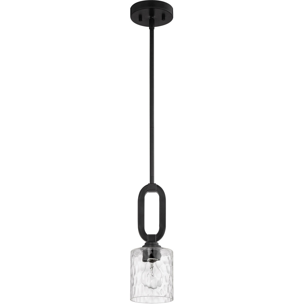 Collins 1 Light 5 inch Flat Black Mini Pendant Ceiling Light