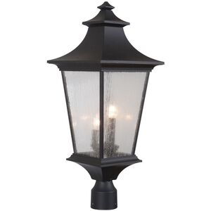 Argent II 3 Light 25 inch Midnight Outdoor Post Mount, Large