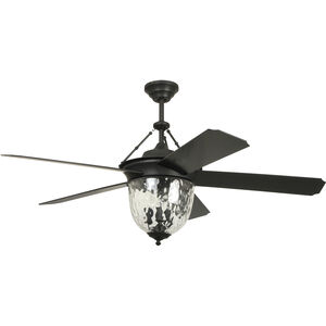Cavalier 52 inch Aged Bronze Brushed with Aged Bronze Blades Ceiling Fan