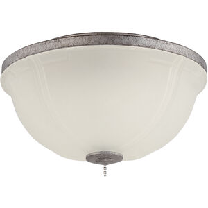 Elegance LED Aged Bronze Textured Fan Bowl Light Kit, Universal Mount