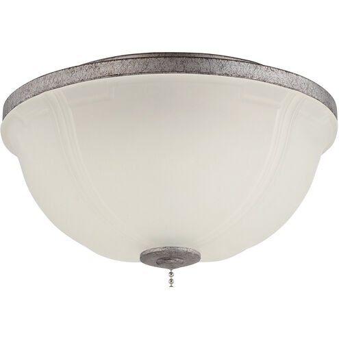 Elegance LED Tarnished Silver Fan Bowl Light Kit, Universal Mount