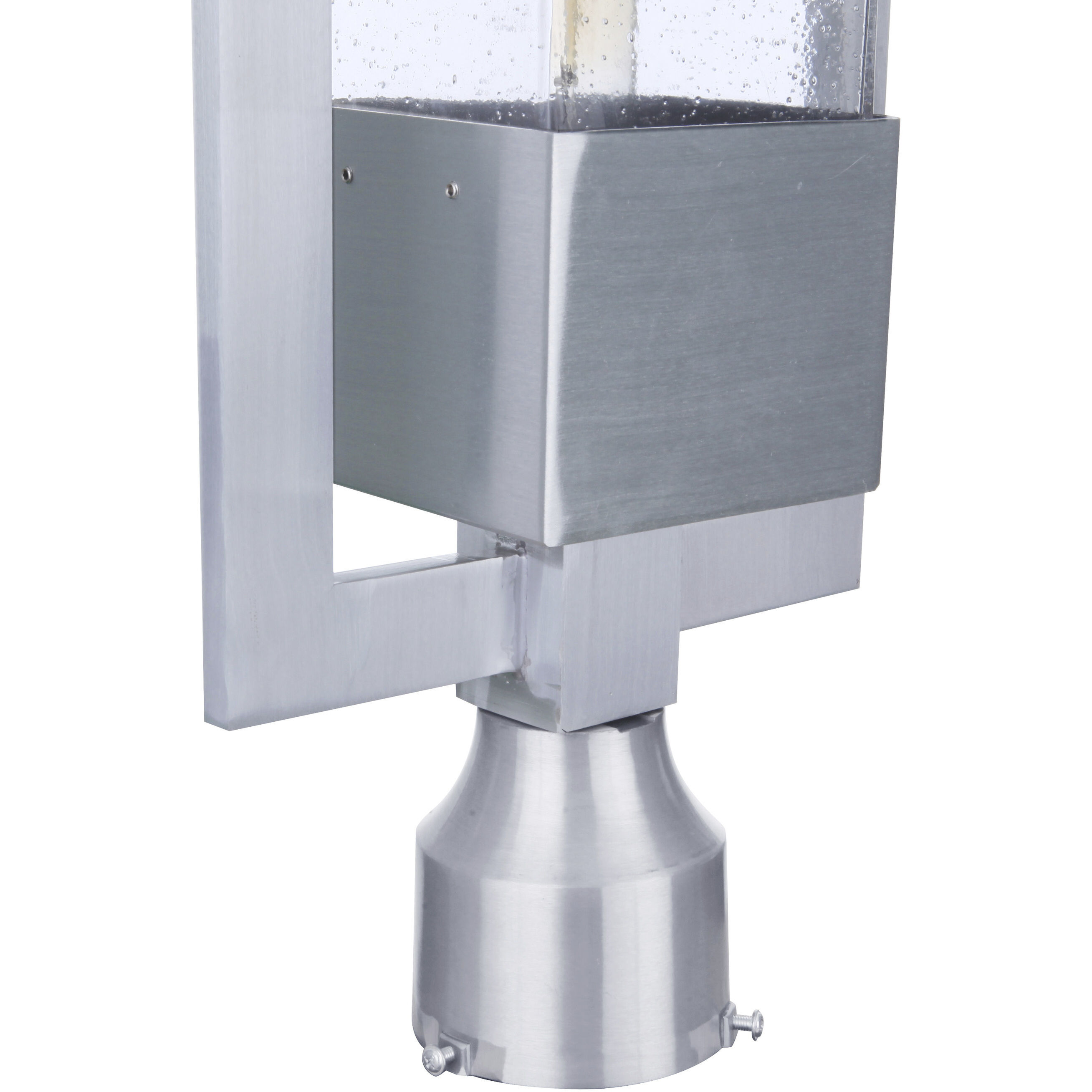 Perimeter 1 Light 25.13 inch Satin Aluminum Outdoor Post Mount