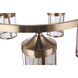 Elliot 5 Light 27 inch Satin Brass Chandelier Ceiling Light
