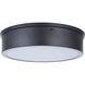 Fenn LED 13 inch Flat Black Flushmount Ceiling Light