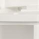 Resilience Lanterns 1 Light 14 inch Textured White Outdoor Wall Lantern in Frosted