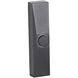 Surface Mount Flat Black Lighted Push Button