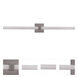 Linear LED 36 inch Brushed Polished Nickel Vanity Light Wall Light