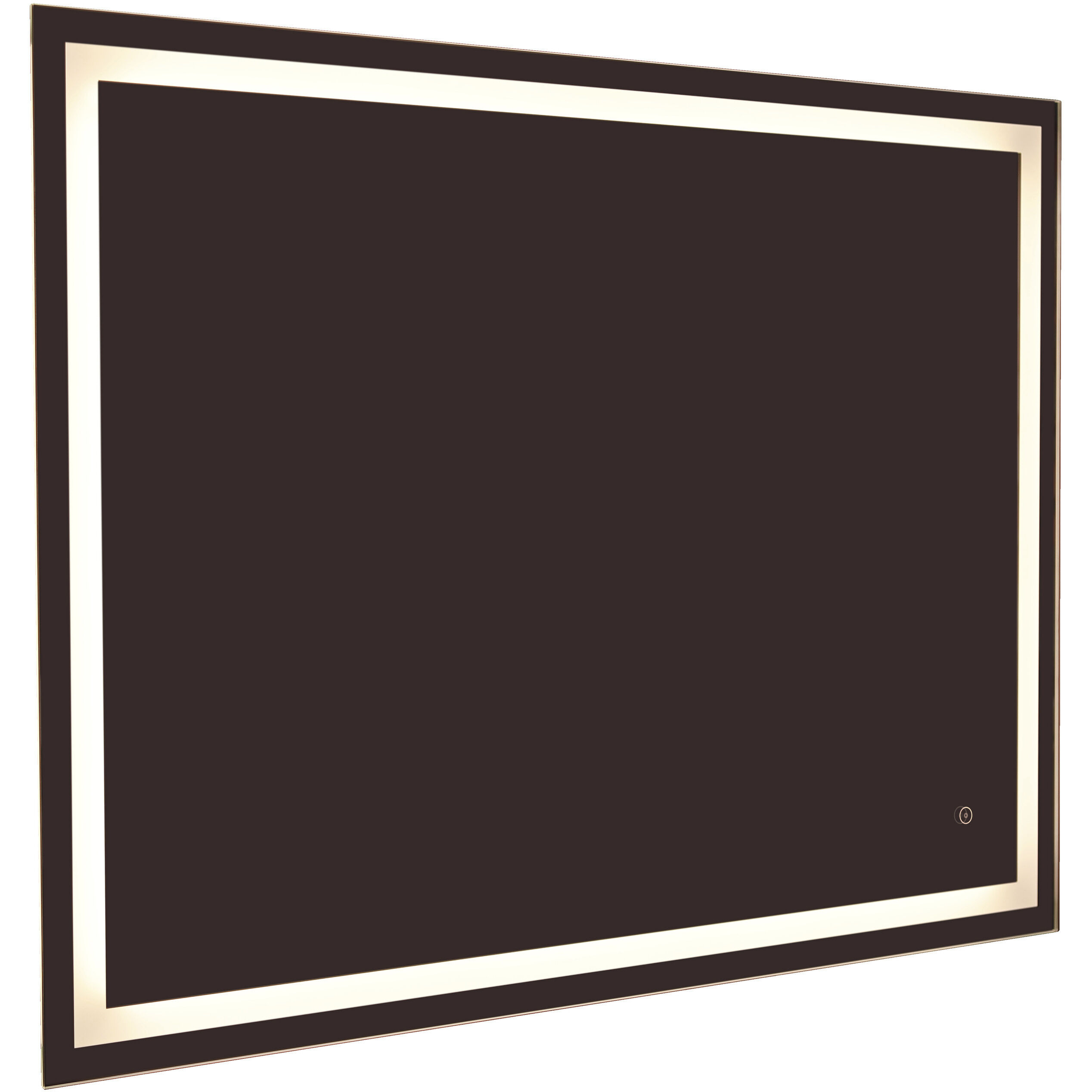 Cristine 48 X 36 inch White Illuminated Mirror