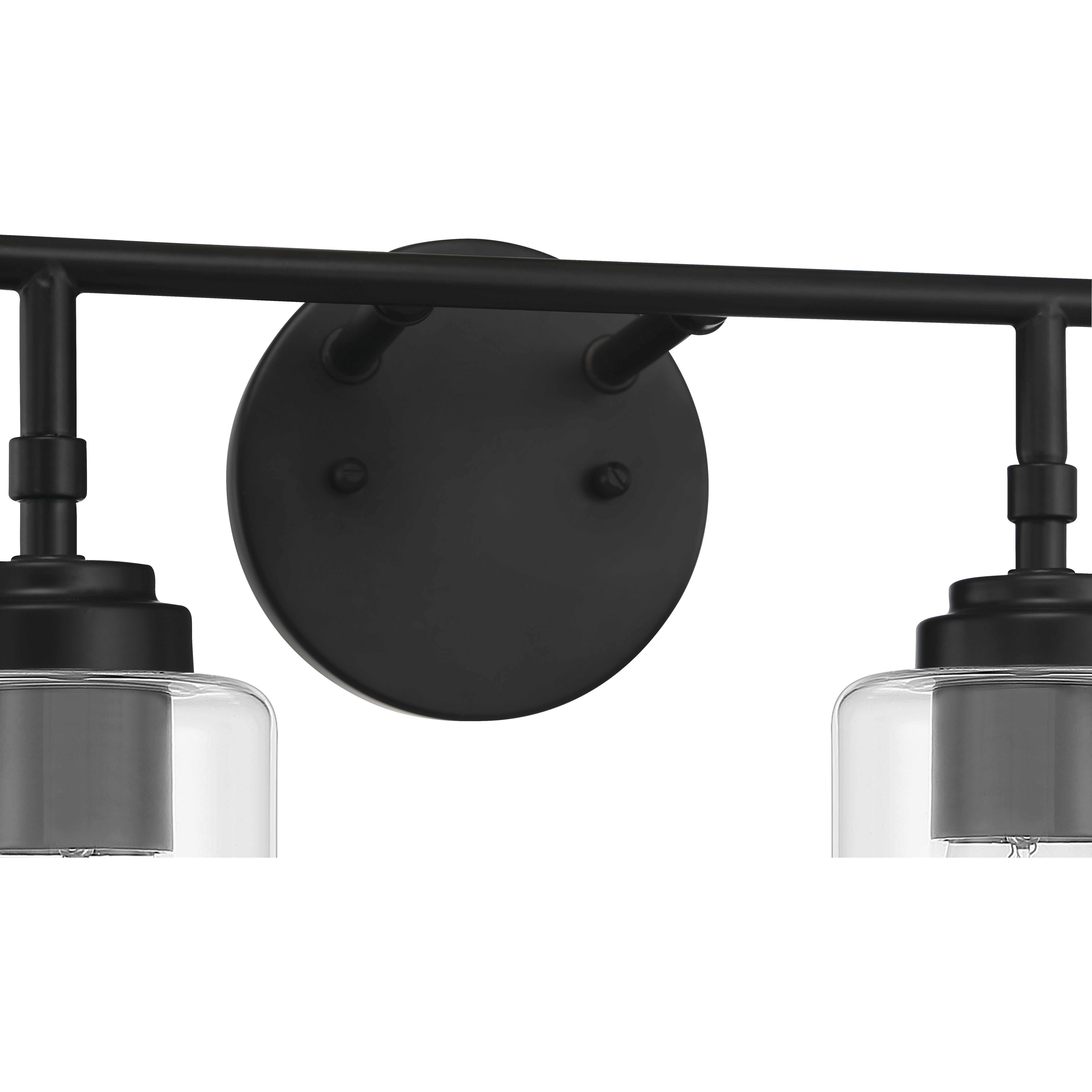 Stowe 4 Light 31 inch Flat Black Vanity Light Wall Light