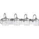 Wrenn 4 Light 30 inch Chrome Vanity Light Wall Light