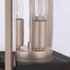 Metalwork 3 Light 20.38 inch Midnight/Satin Brass Outdoor Post Mount