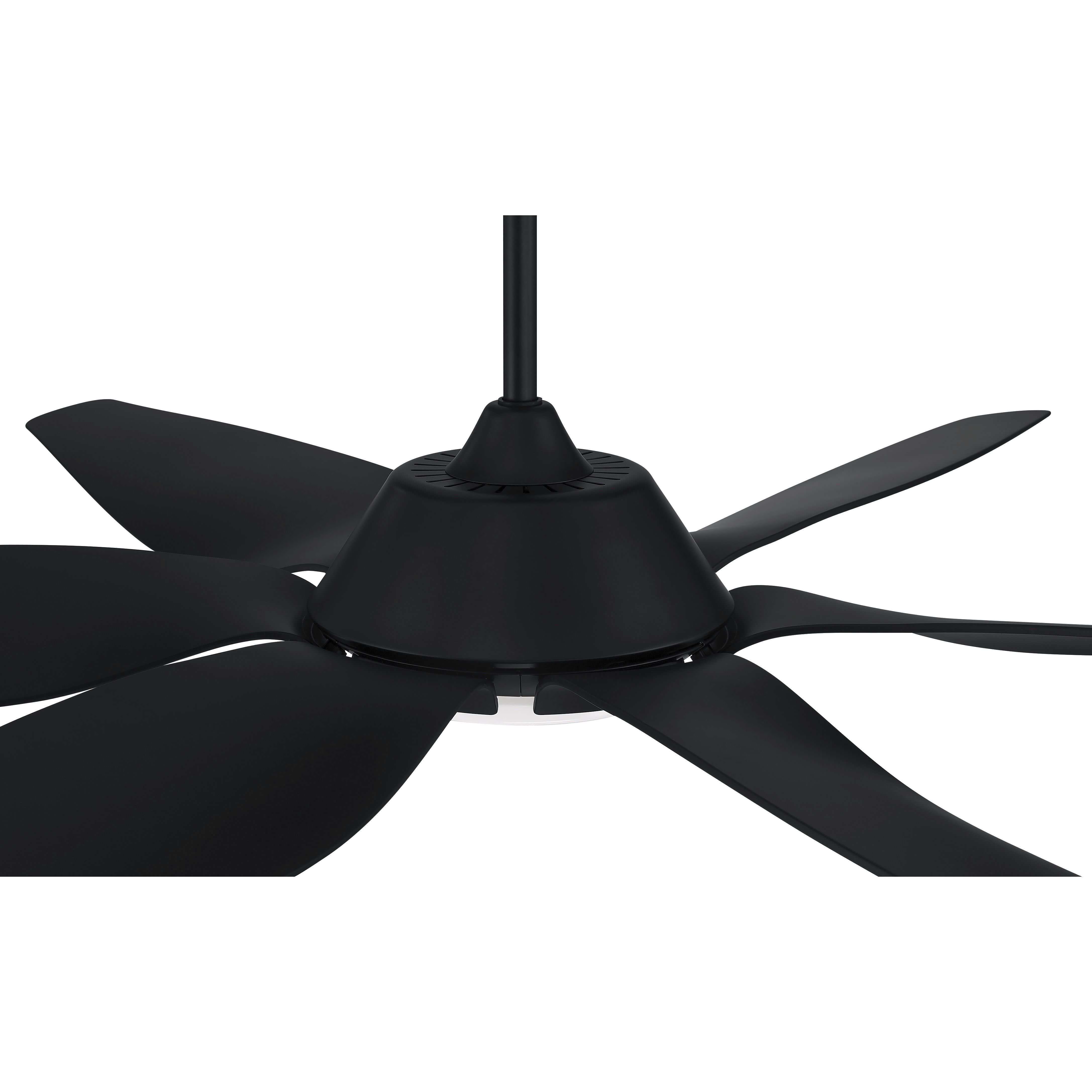 Craftmade ZOM66FB6 Zoom 66 inch Flat Black with Flat Black