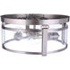Elliot 3 Light 13 inch Brushed Polished Nickel Flushmount Ceiling Light