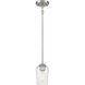Shayna 1 Light 5.13 inch Brushed Polished Nickel Mini Pendant Ceiling Light