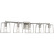 Dunn 5 Light 41 inch Brushed Polished Nickel Vanity Light Wall Light