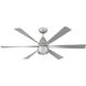 Quirk 54 inch Titanium with Titanium/Titanium Blades Ceiling Fan