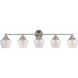 Neighborhood Essex 5 Light 48 inch Brushed Polished Nickel Vanity Light Wall Light, Neighborhood Collection