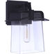 Smithy LED 7 inch Aged Bronze Brushed Outdoor Lantern, Small