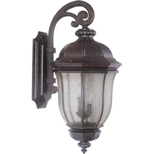 Harper 3 Light 31.93 inch Peruvian Bronze Outdoor Outdoor Wall Lantern, Extra Large