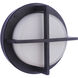 Bulkhead 2 Light 10 inch Textured Black Outdoor Wall/Ceiling Mount, Large