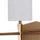 Chatham 4 Light 32 inch Satin Brass Vanity Light Wall Light