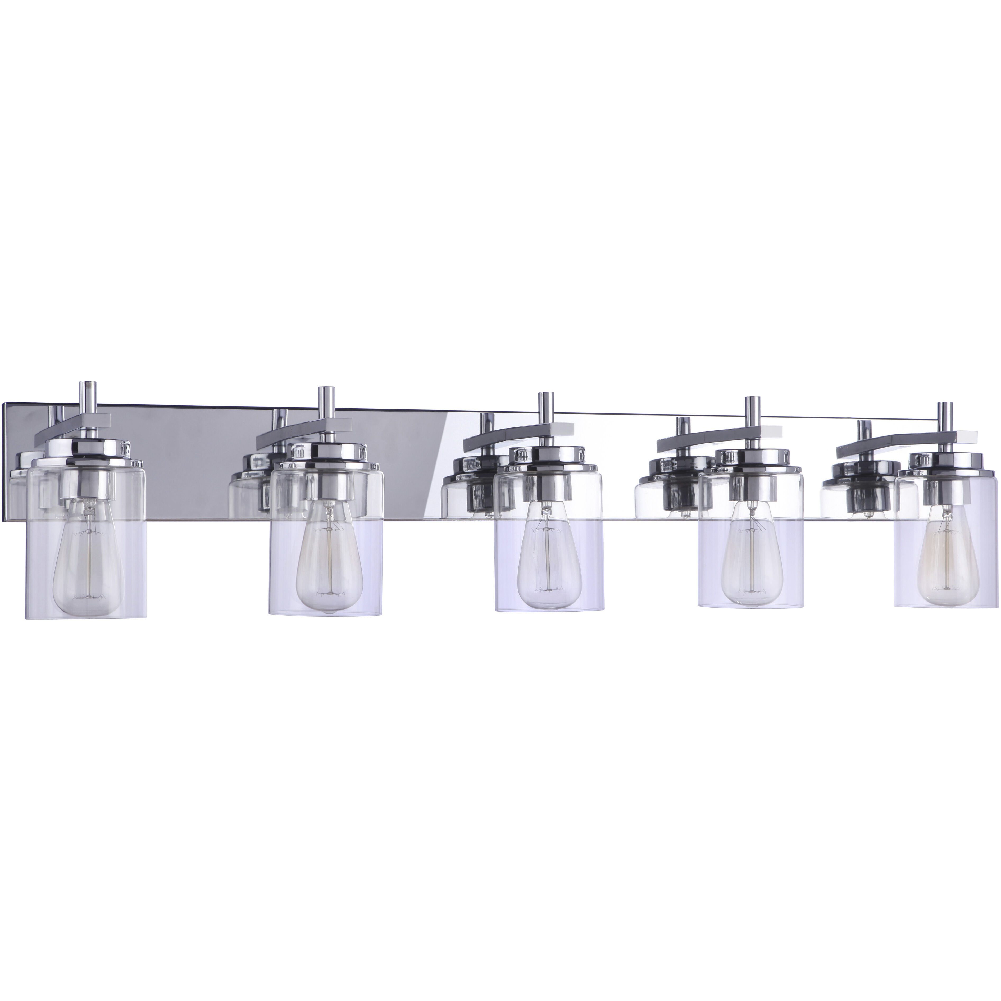 Reeves 5 Light 41 inch Chrome Vanity Light Wall Light