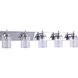 Reeves 5 Light 41 inch Chrome Vanity Light Wall Light