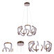 Pulse LED 17.75 inch Champagne Brass Pendant Ceiling Light