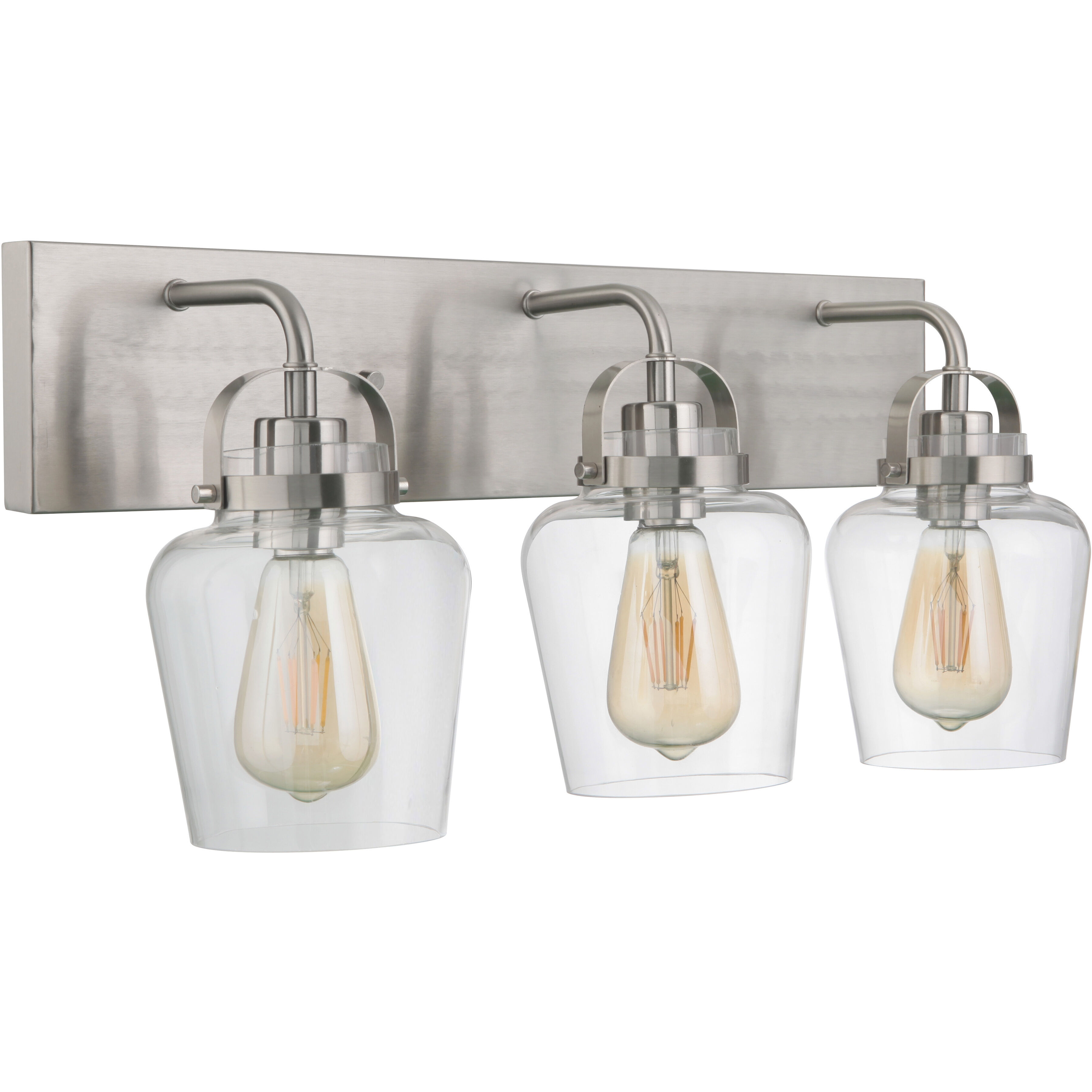 Neighborhood Trystan 3 Light 22 inch Brushed Polished Nickel Vanity Light Wall Light